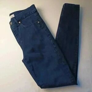Loft Womens High Rise Skinny Legging Jeans Dark Wash Size 8/29 Stretch Classic